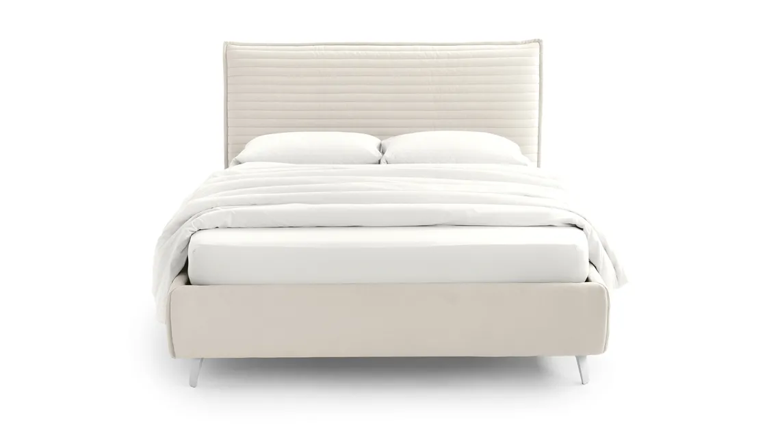 Letto imbottito Bob Stripes di Noctis