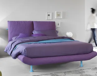 Letto in tessuto imbottito Noah di Noctis