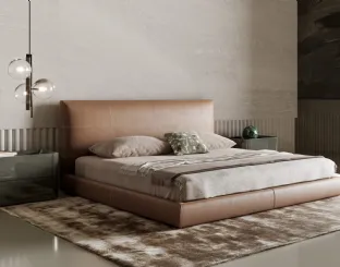 Letto in pelle Oris di Bonaldo