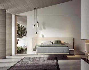 Letto in legno laccato Pinot di Veneran