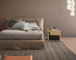 Letto imbottito Piumotto di Pianca