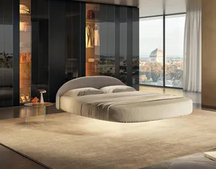 Letto matrimoniale Roundy Air di Lago