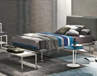 Letto singolo in tessuto Bravo di Tomasella