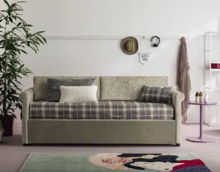 Daybed singolo in tessuto Camelia Mod 32 di Twils