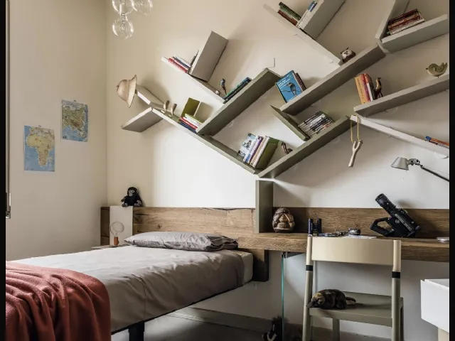 Letto singolo Fluttua Kids Young 0283 di Lago