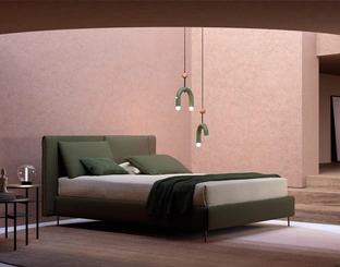 Letto in tessuto Slide di Biba Salotti