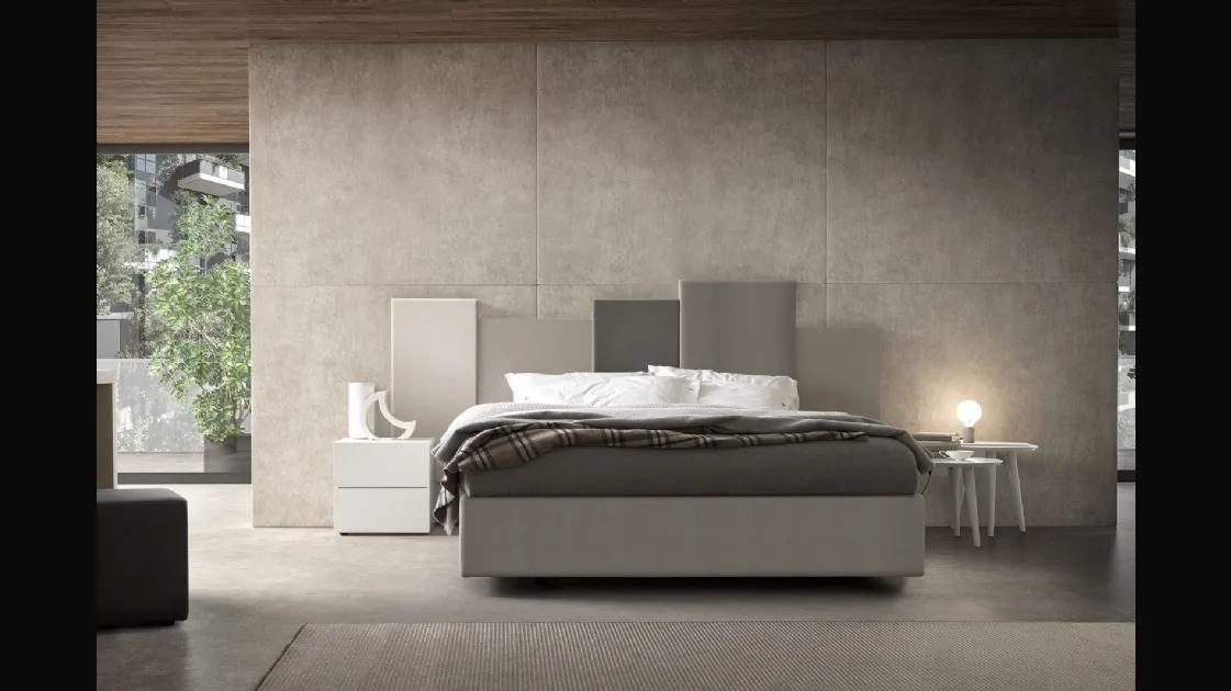 Letto Sommier con testiera Boiserie di Morassutti