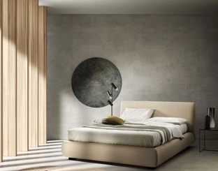 Letto in tessuto imbottito Strong di Bside