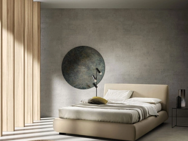 Letto in tessuto imbottito Strong di Bside