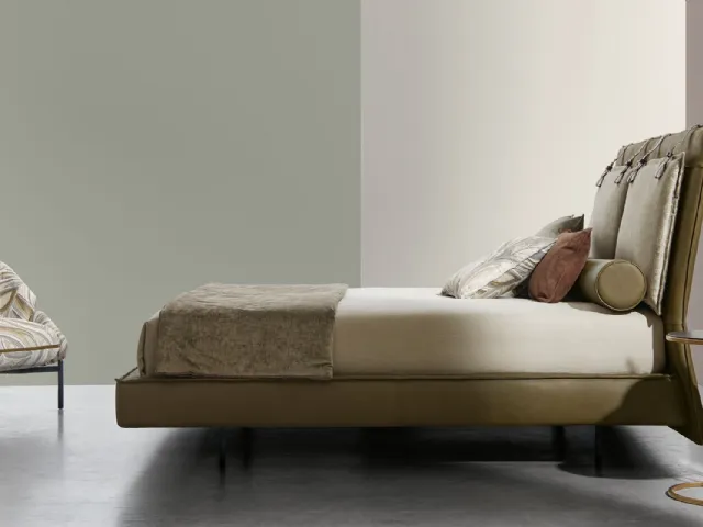 Letto in tessuto con contenitore A-Box di Twils
