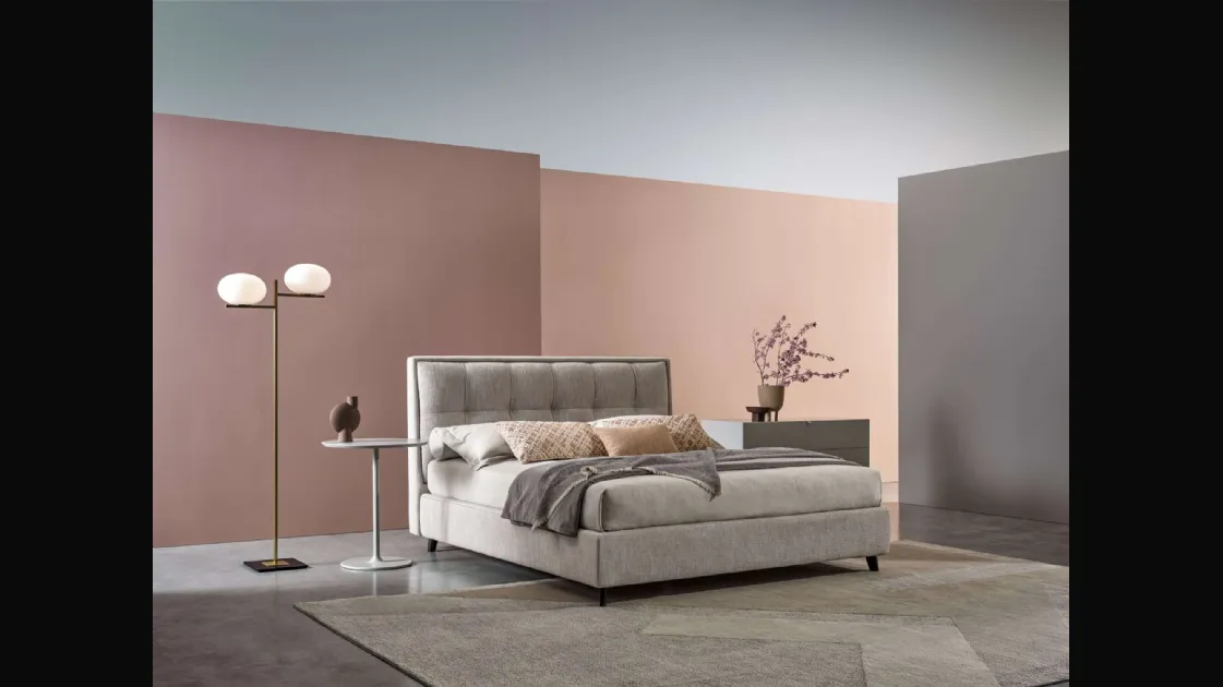 Letto matrimoniale con testiera Venus Lab di Twils