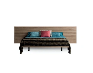Letto Zen con testiera effetto sospesa di Devina Nais