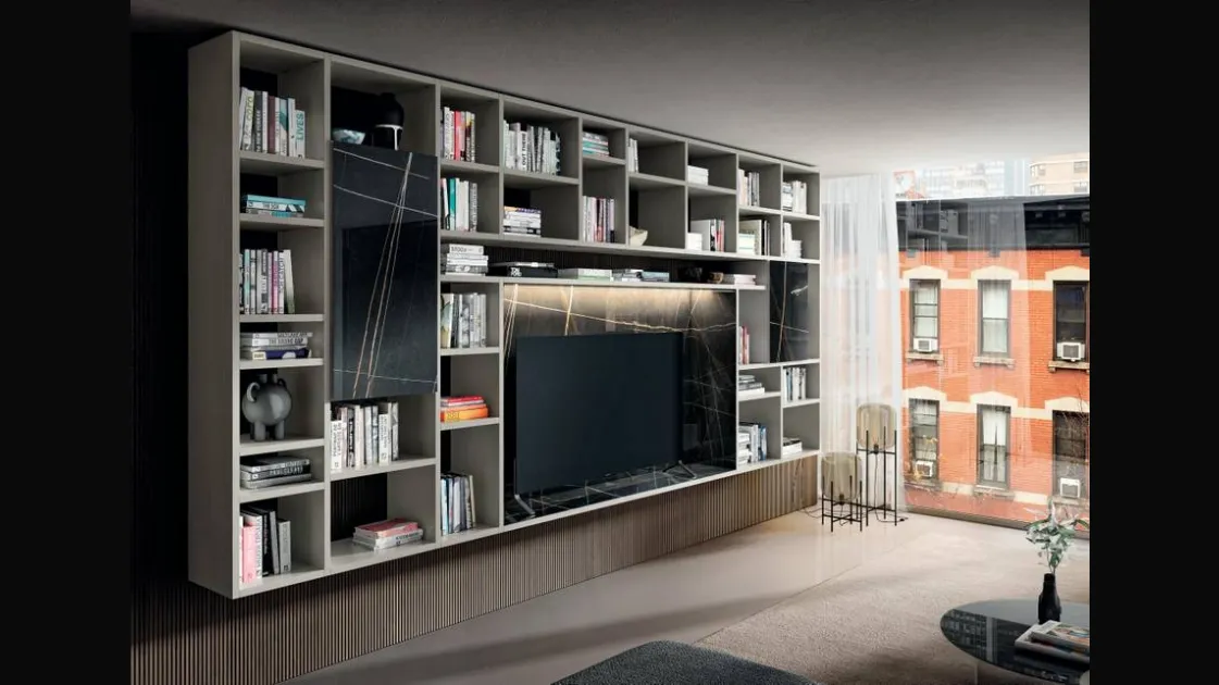 Libreria sospesa 30mm 1202 di Lago