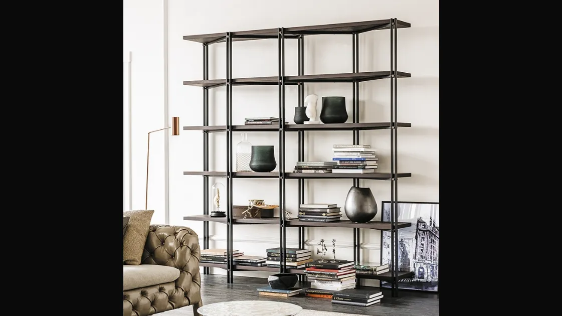 Libreria divisoria Hudson di Cattelan Italia