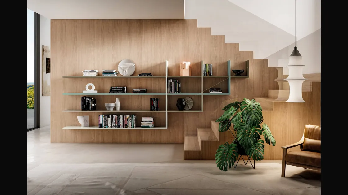 Libreria LagoLinea modulare Sospesa di Lago