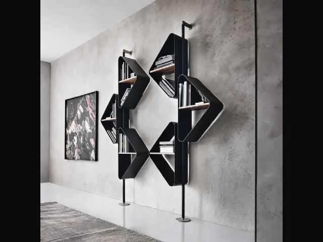 Libreria a muro di design Spinnaker di Cattelan Italia