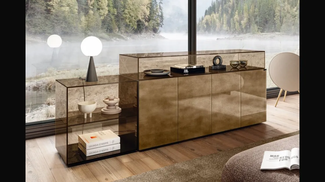 Madia 36e8 Glass 1339 in vetro effetto bronzo di Lago