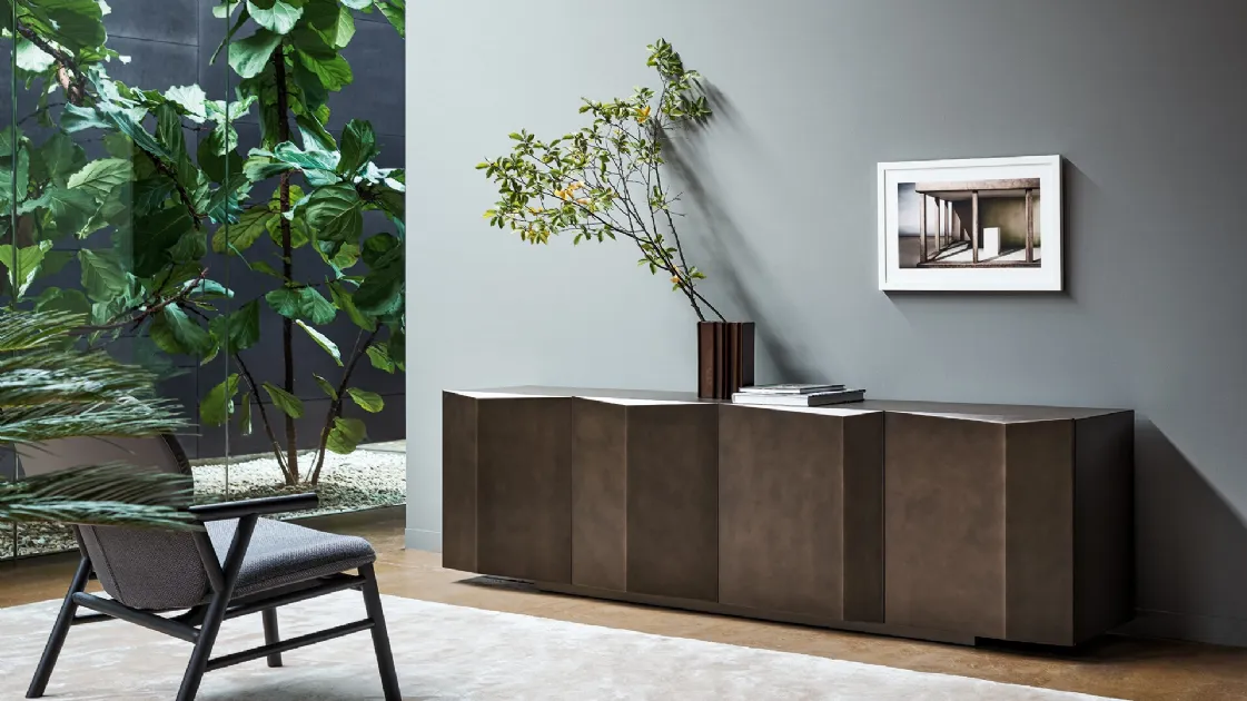 Madia dal design moderno in legno Bernois di Bonaldo