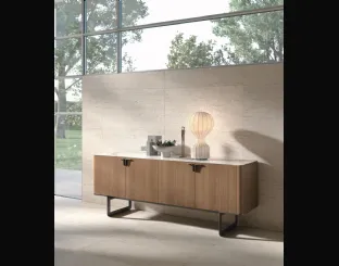 Madia Pandora in materico rovere cognac di Tomasella