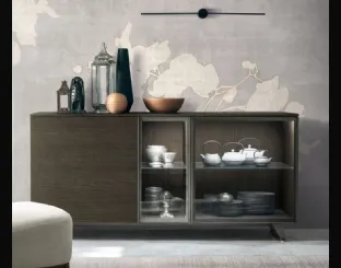 Madia Metropolis B01 in materico rovere moka di Tomasella