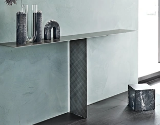 Consolle di design in acciaio Tee di Cattelan Italia
