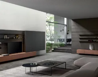 Parete Attrezzata Living Asia 01 di Arredo3