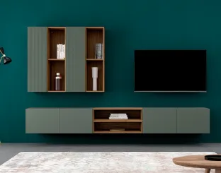Parete attrezzata Zero 16 L12 di Devina Nais