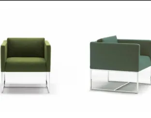 Poltroncina in tessuto Max di Biba Salotti
