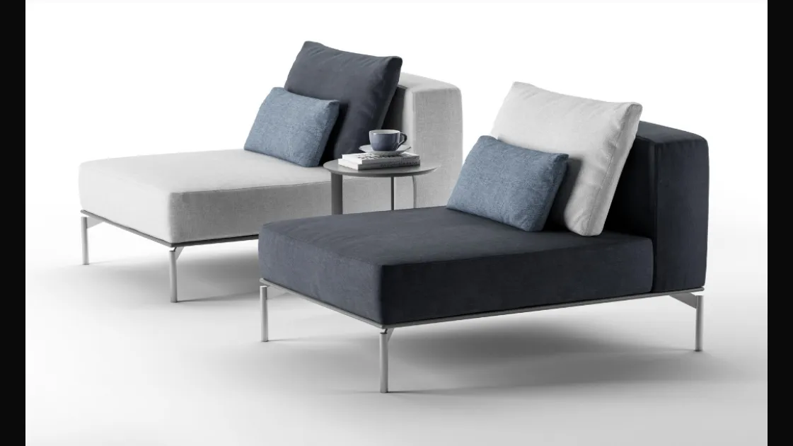 Poltroncina chaise longue Noah di Biba Salotti