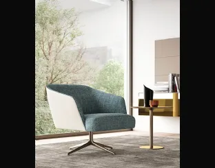 Poltroncina in tessuto Tag di Biba Salotti