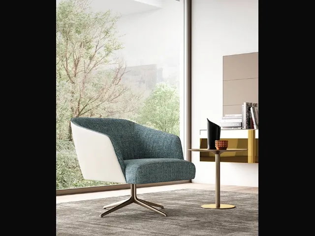 Poltroncina in tessuto Tag di Biba Salotti