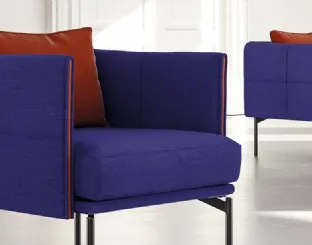 Poltroncina sfoderabile Zip di Biba Salotti