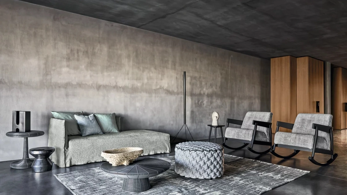 Poltrona a dondolo Brick di Gervasoni