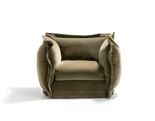 Poltrona in tessuto Cloudscape di Moroso