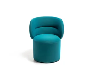 Poltroncina in tessuto Getlucky di Moroso