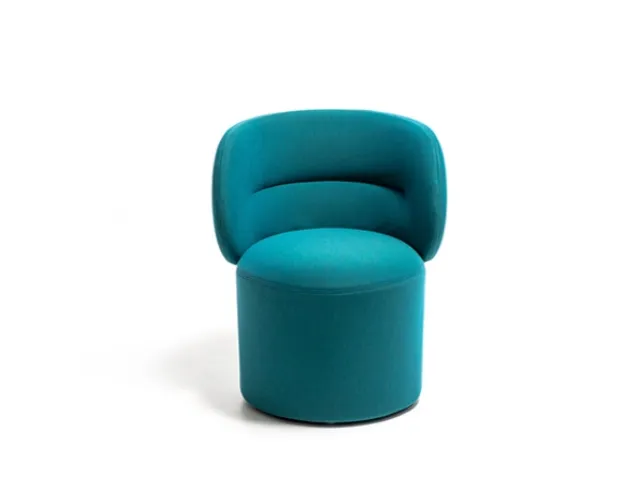 Poltroncina in tessuto Getlucky di Moroso