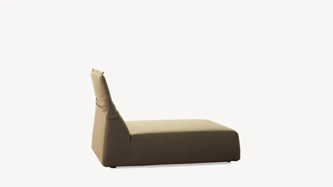 Chaise Longue in tessuto Highlands di Moroso