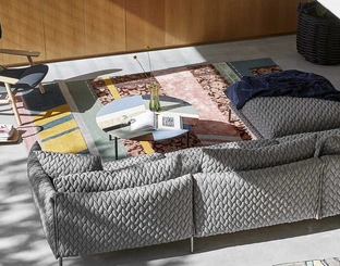 Poltrona in tessuto Lilo Wing di Moroso