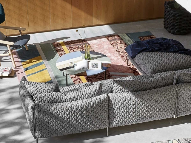 Poltrona in tessuto Lilo Wing di Moroso