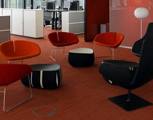 Poltroncina in tessuto Fjord di Moroso