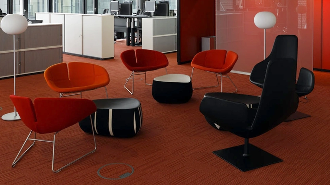 Poltroncina in tessuto Fjord di Moroso