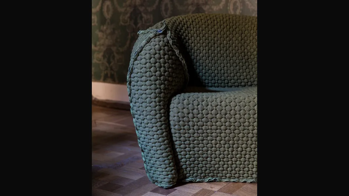 Poltrona in tessuto Panna Chair di Moroso