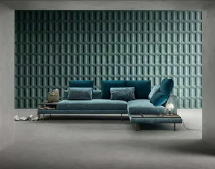 Divano componibile angolare Ares di Samoa