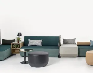 Divano componibile e modulabile Bikini Island di MorosoDivano componibile e modulabile Bikini Island di Moroso