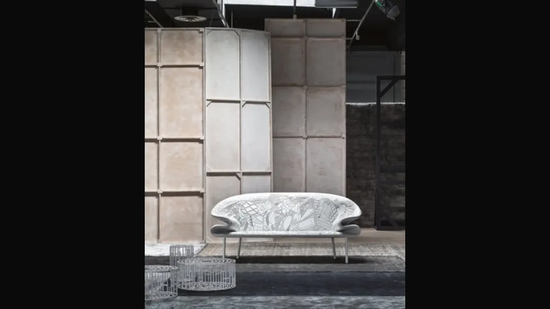 Divano lineare Doodle di Moroso