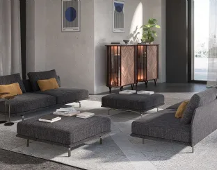 Divano lineare Hayden di Cattelan Italia