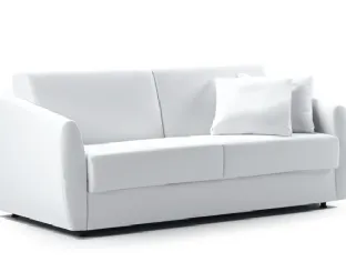 Divano letto Madison in ecopelle di Biba salotti