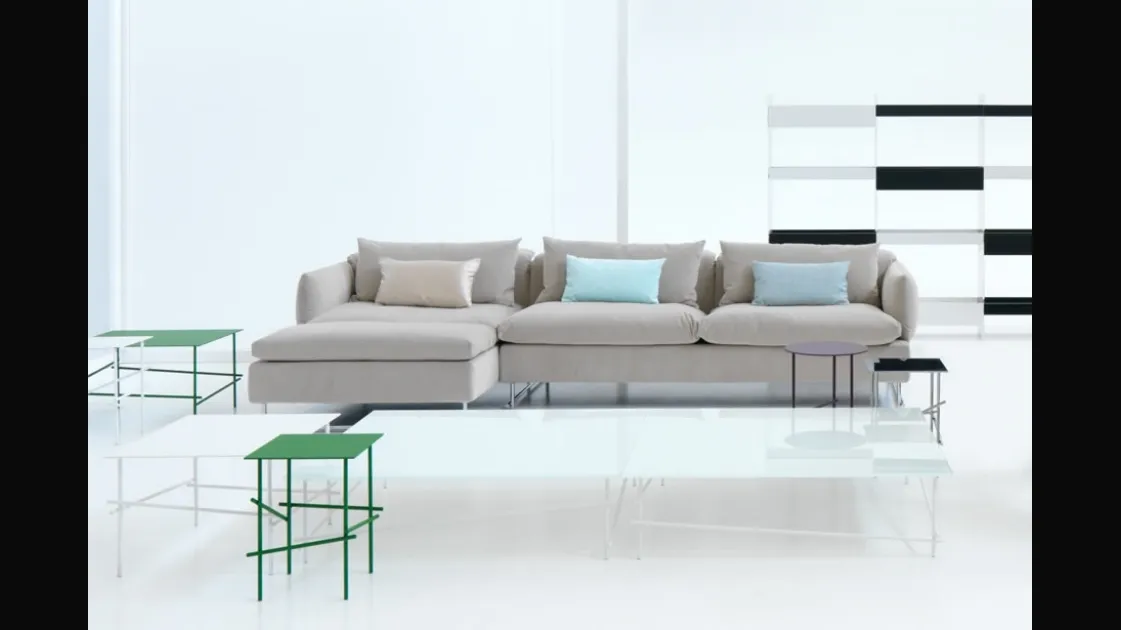 Salotto con penisola Shanghai Tip di Moroso