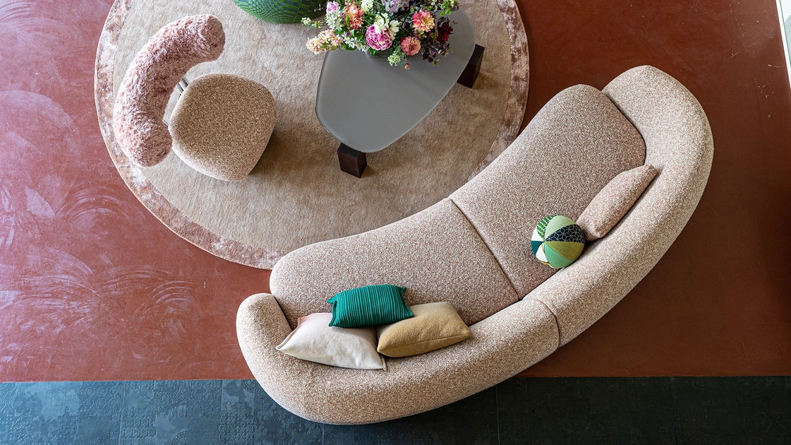 Divano lineare Pacific di Moroso