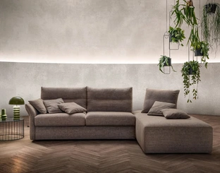 Divano Letto con penisola Rock di Samoa